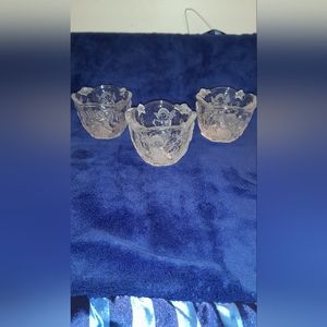 Mikasa set of 3 votive holders